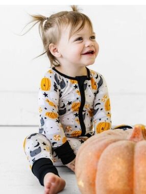 Little Sleepies " Boo Crew" Convertible Zippy/ 2T